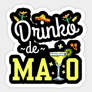 Drinko De Mayo Sticker